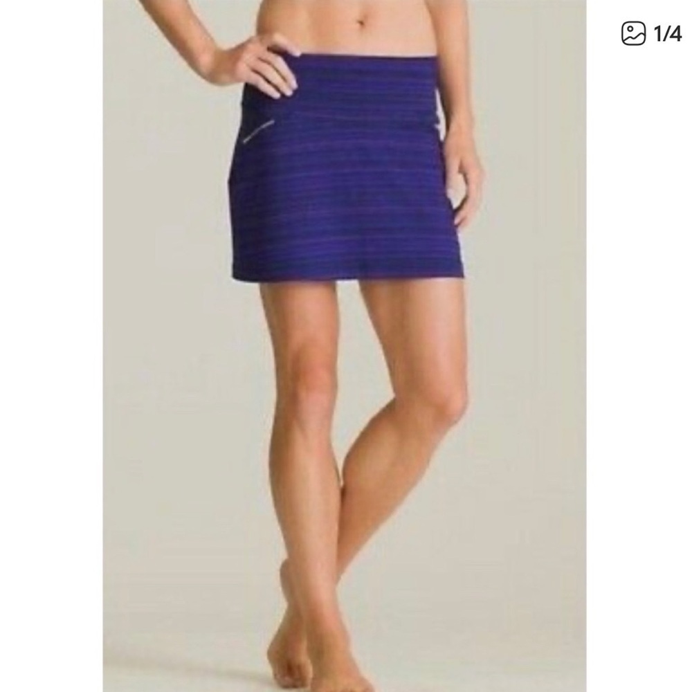 Athleta Relay Striped Tennis Skort